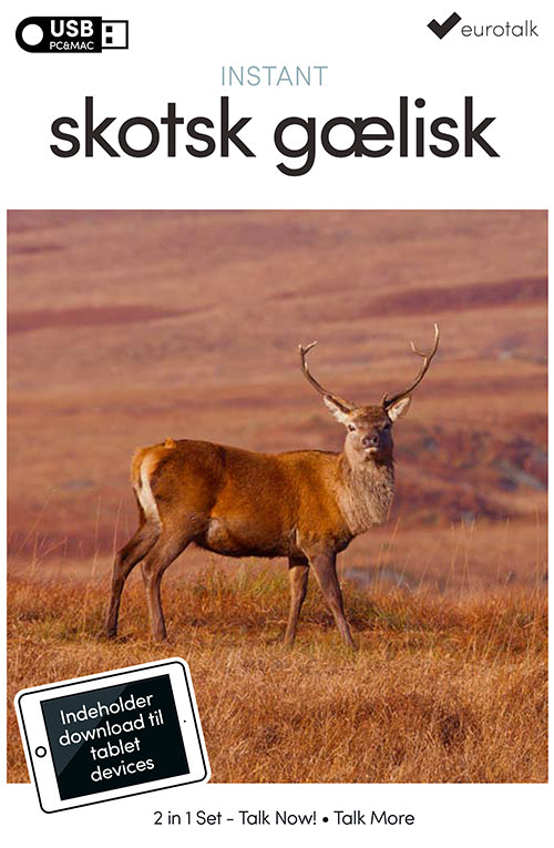 Skotsk gælisk begynder- og parlørkursus USB & download