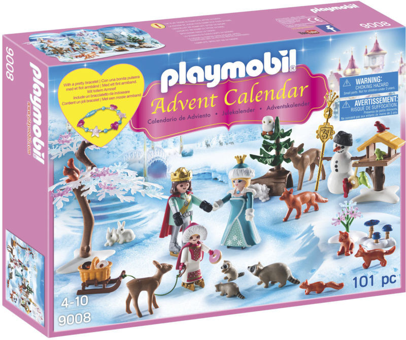 9008 PLAYMOBIL JULEKALENDER ”ROYALT SKØJTELØB“