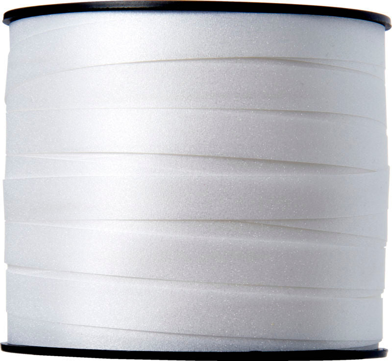 GAVEBÅND GLITTER HVID 10 MM X 50 M