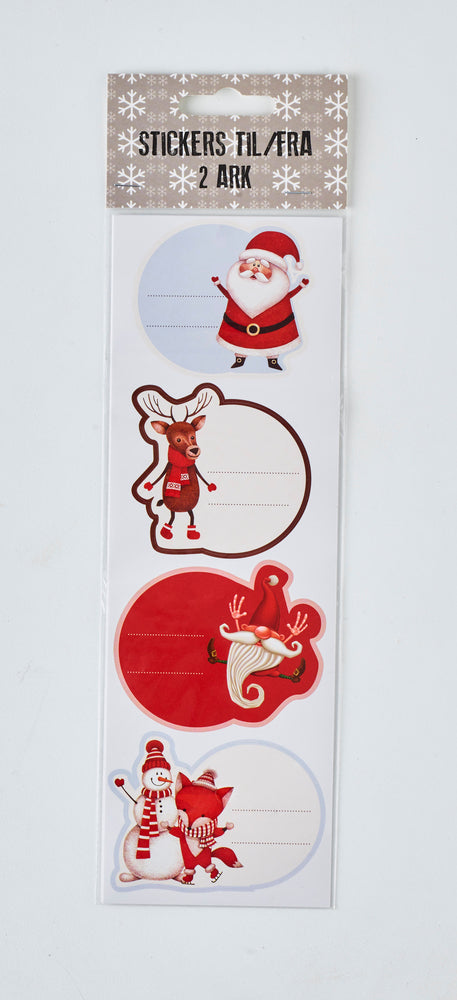 STICKERS TIL/FRA RENSDYR SNEMAND 2 ARK