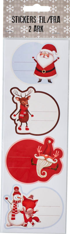STICKERS TIL/FRA RENSDYR SNEMAND 2 ARK