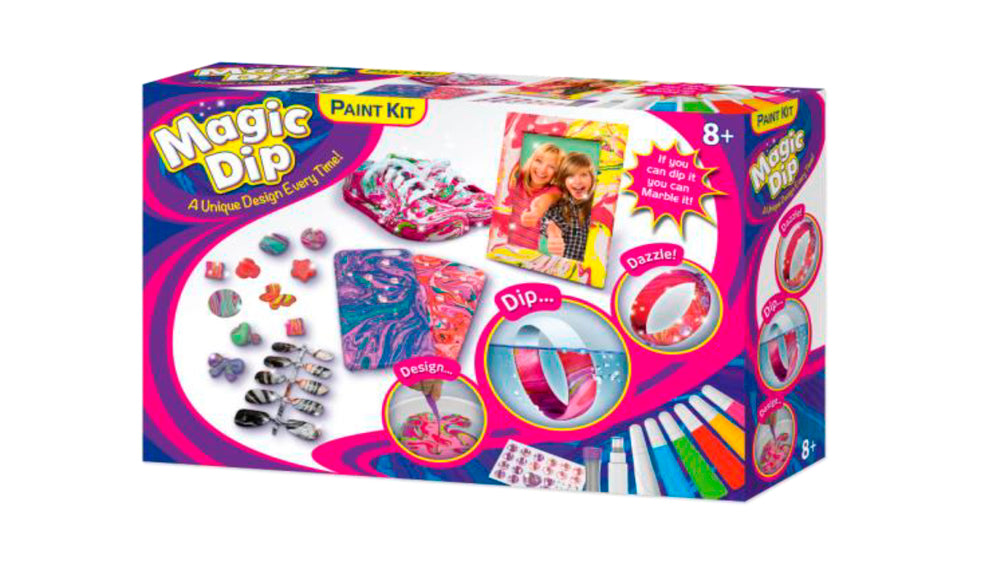 MAGIC DIP PAINT KIT / 6 PAINTS AND ACCESSORIES
