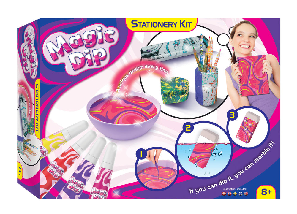 MAGIC DIP PAINT KIT / 6 PAINTS AND ACCESSORIES