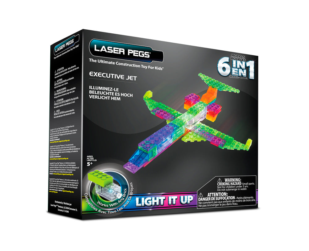 6-I-1 FLYVEMASKINE LASER PEGS