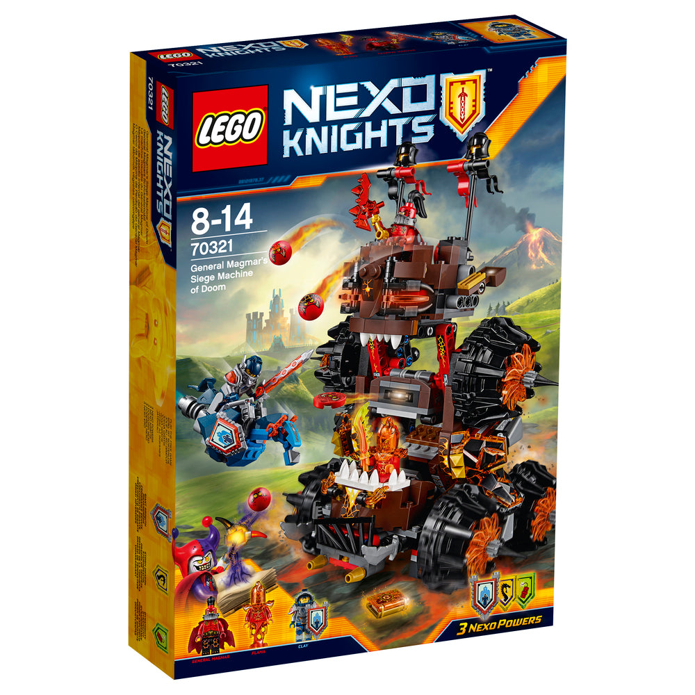 70321 LEGO NEXO KNIGHTS GENERAL MAGMARS BELEJRINGSMASKINE