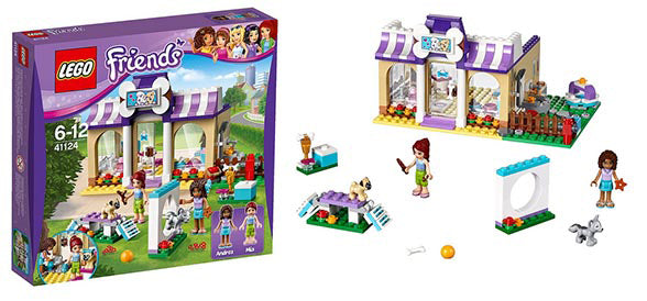 41124 LEGO FRIENDS HEARTLAKE DAGPLEJE FOR HUNDEHVALPE