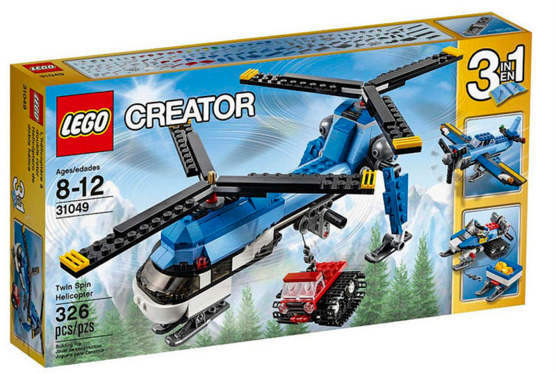 31049 LEGO CREATOR HELIKOPTER MED TO ROTORER