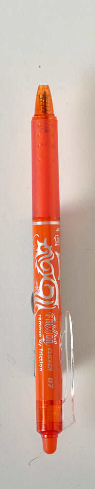 BALL-LINER PILOT FRIXION CLICKER 07 ORANGE