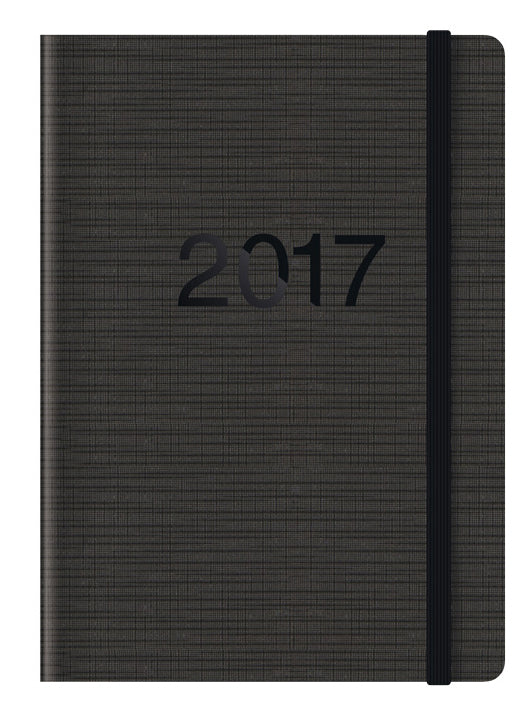 KALENDER 2017 LETTS MEMO A5 UGE SORT