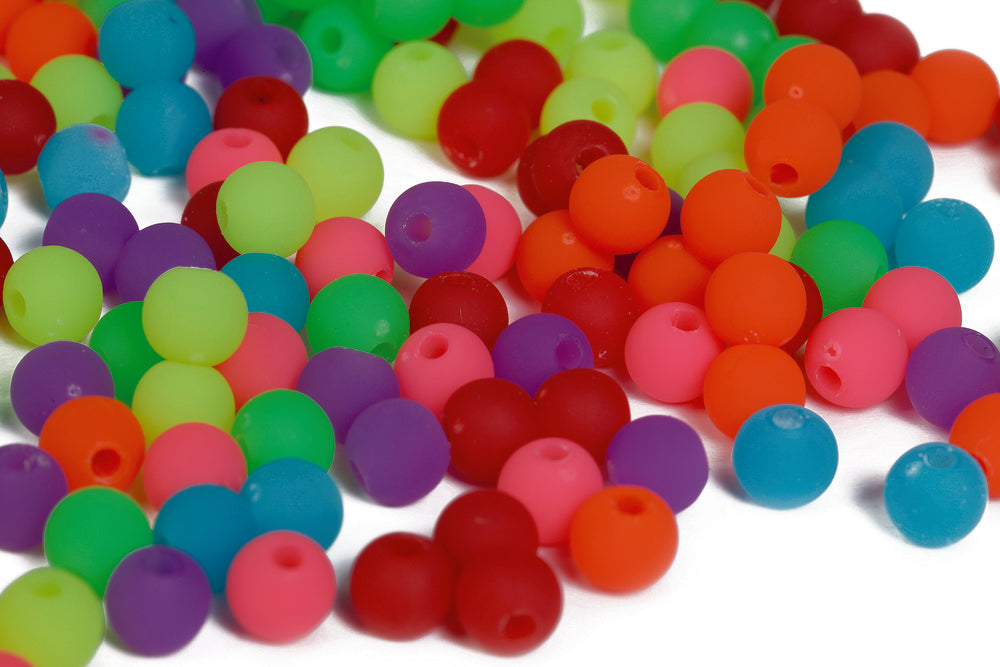 Pearl`N fun mat 6mm ass farver 125g bøtte