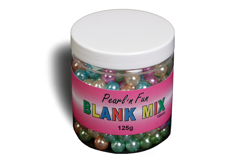 Pearl`N fun blank 10mm ass farver 125g bøtte