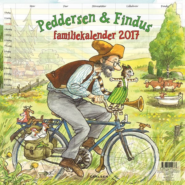 Peddersen familiekalender 2017