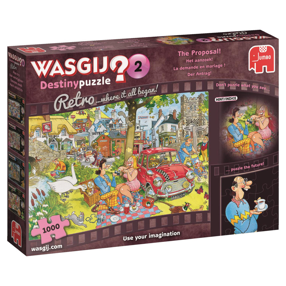 WASGIJ PUSLESPIL, 1000 BRIKKER ASST