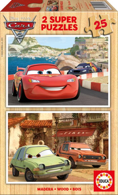 PUSLESPIL CARS 2 X 25 BRIKKER