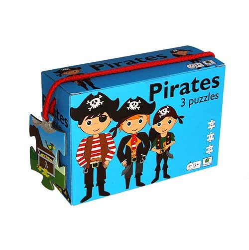 3 Pirat puslespil