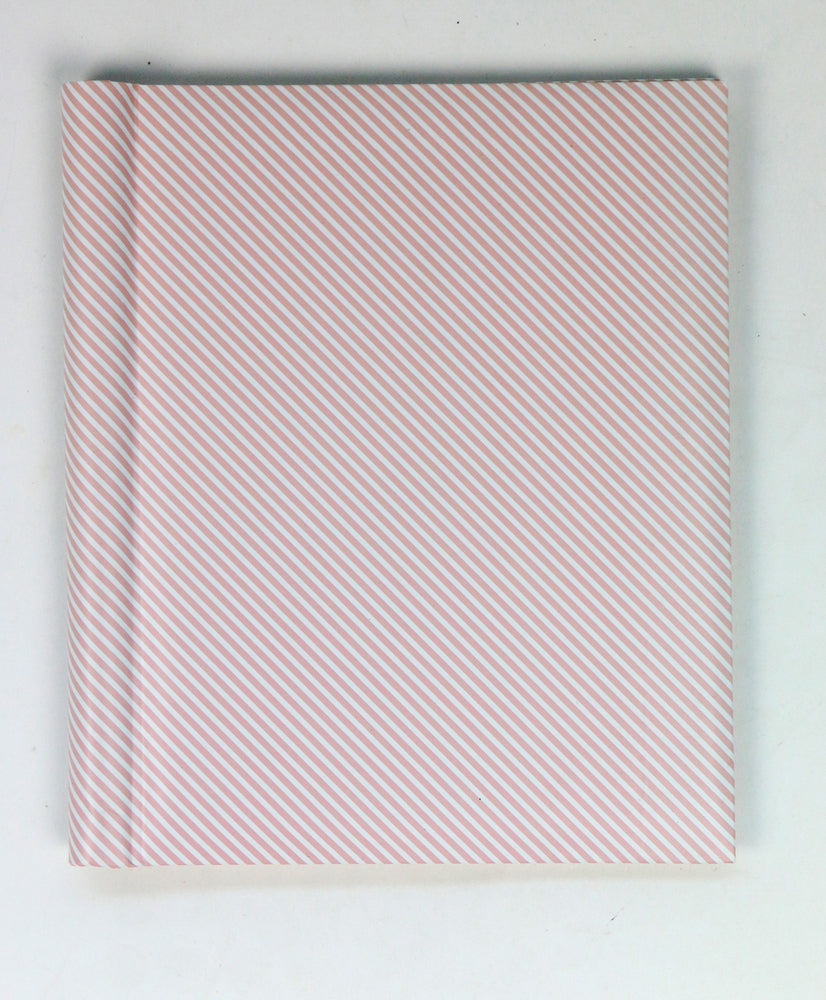 FOTOALBUM M/20 SELVKLÆBENDE SIDER 2 ASS. MINT/ROSA M/STRIBER