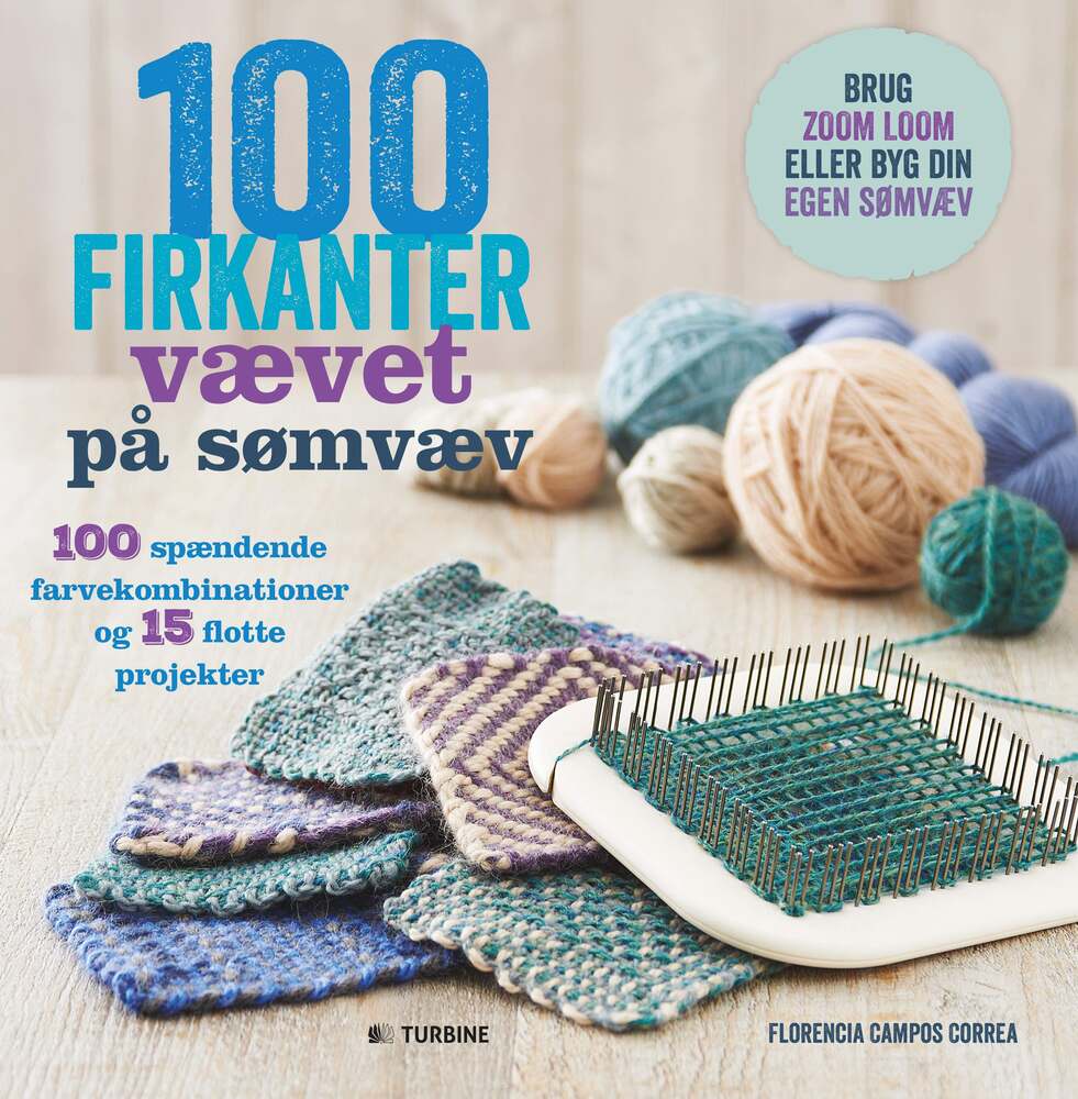 100 firkanter vævet på sømvæv