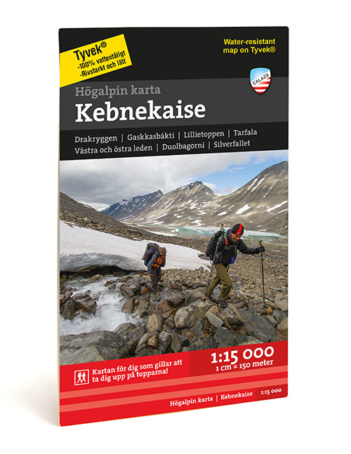Kebnekaise : högalpin karta 1:15.000