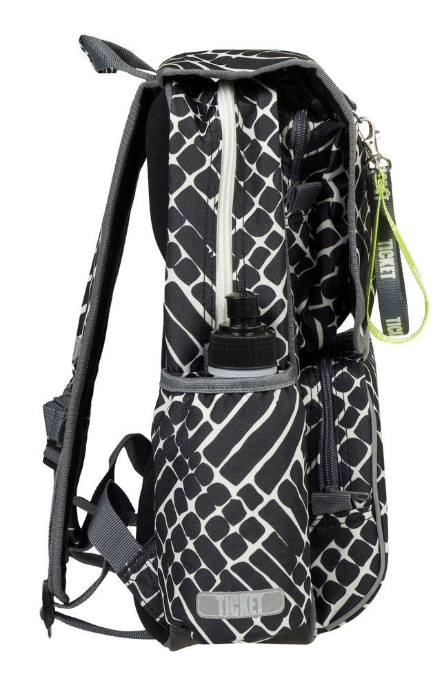 SKOLETASKE TICKET TO HEAVEN JET BLACK GRATE