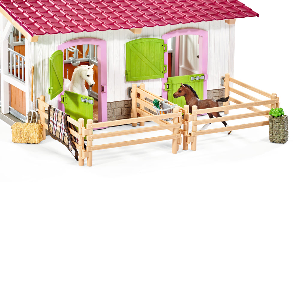 Schleich ride center med rytter og heste