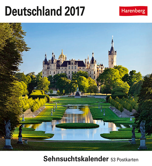Deutschland - Germany postkortkalender 2017