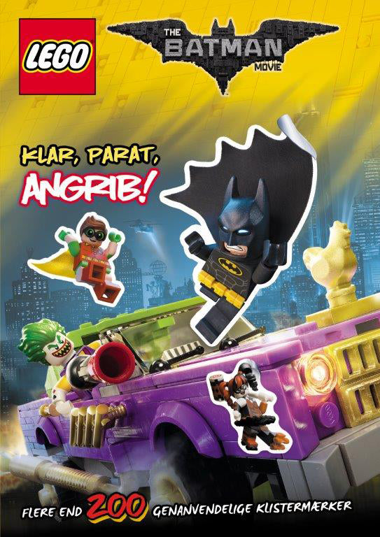 LEGO Batman: Klar, parat, angrib! - Aktivitetsbog med 200 flytbare klistermærker