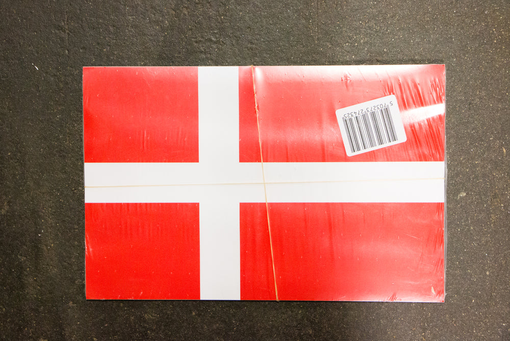 DANNEBROGSFLAG M/KLÆB 20 STK 23,5X17 CM