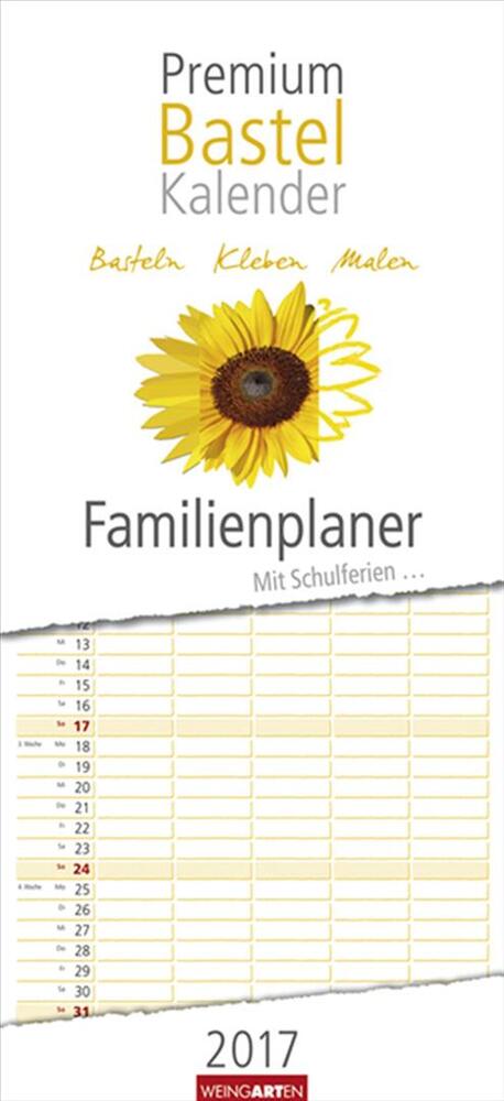 Bastelkalender Familienplaner - Make Your Own Family Planner 2017