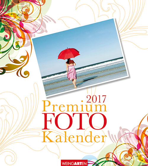 Premium Foto Kalender Hvid med Blomster 2017
