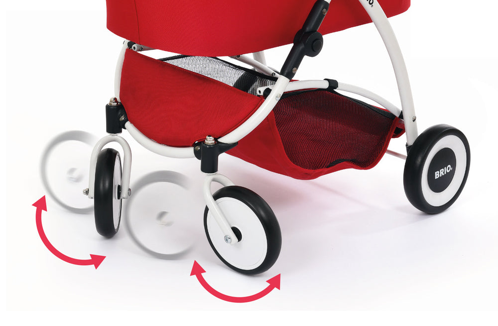 BRIO 24900 Dukkevogn Spin Rød