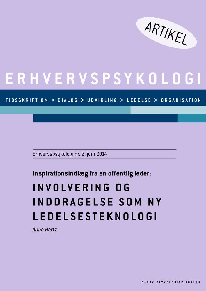 Inspirationsindlæg fra en offentlig leder
