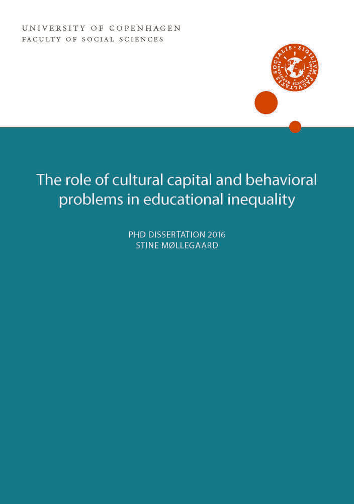 The role of cultural capital and behavioral problems in educational inequality