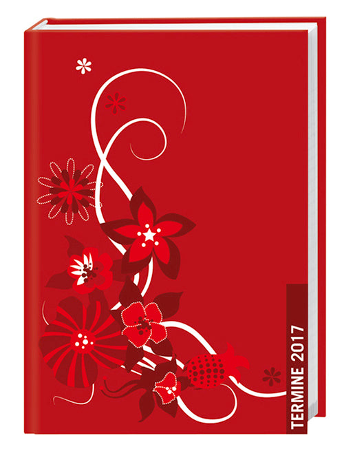 Kalenderbuch Ranke rot 2017