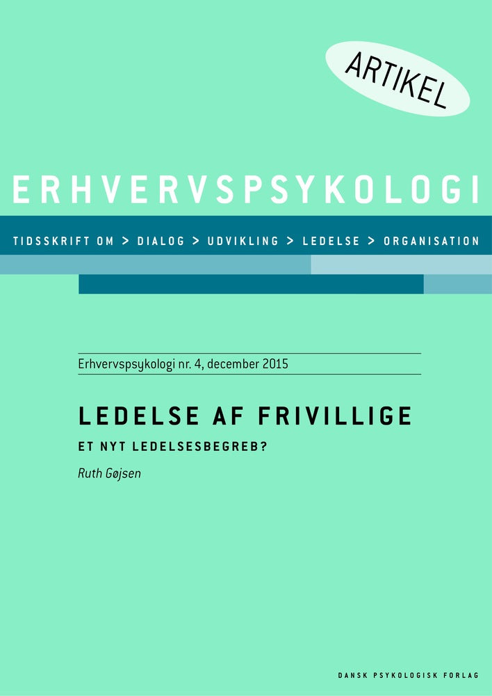 Ledelse af frivillige