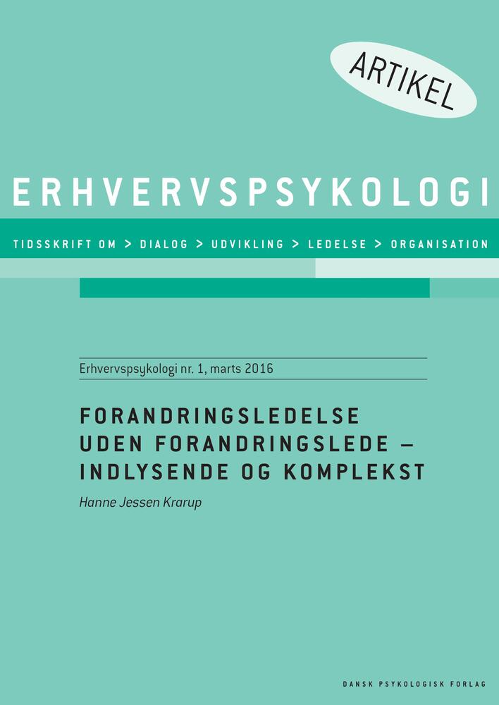 Forandringsledelse uden forandringsledelse - Indlysende og komplekst