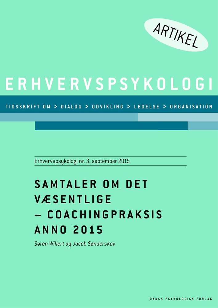 Samtaler om det væsentlige