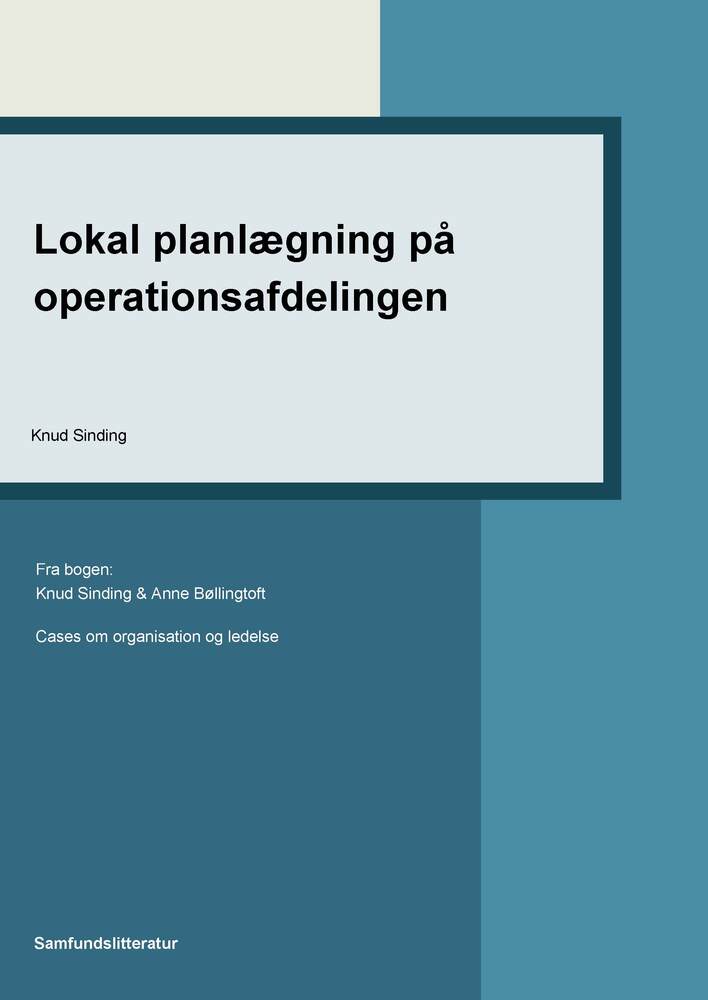 Lokal planlægning på operationsafdelingen