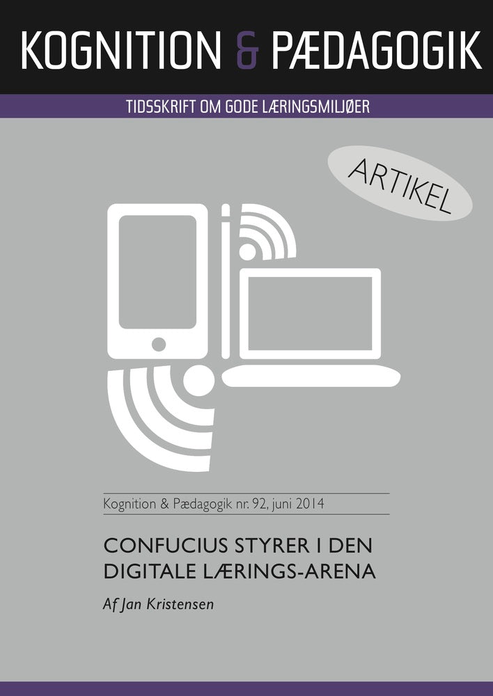 Confucius styrer i den digitale lærings-arena