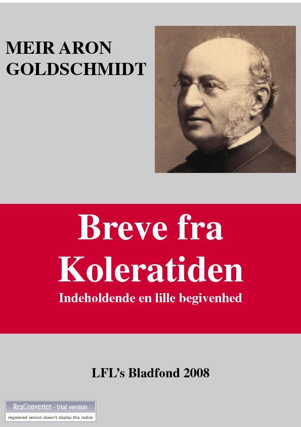 Breve fra koleratiden