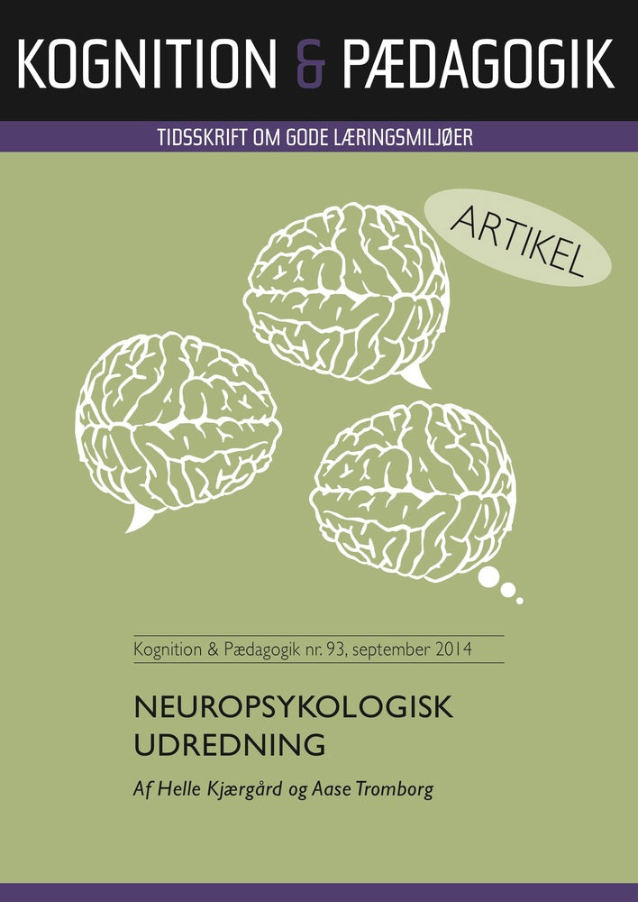 Neuropsykologisk udredning