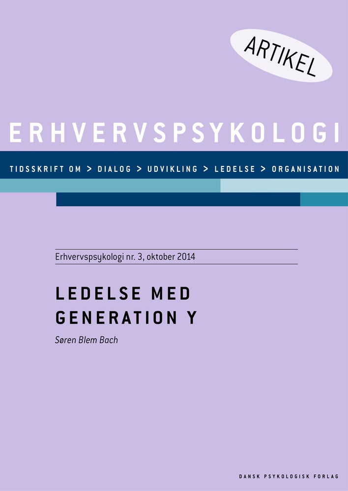 Ledelse med generation Y
