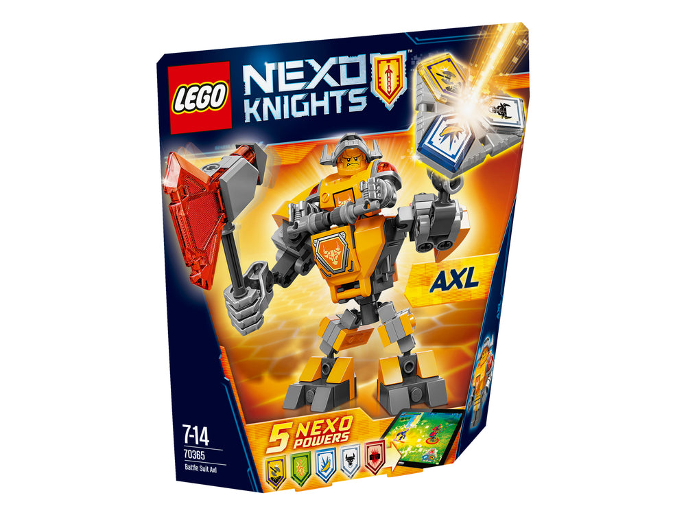 70365 LEGO NEXO KNIGHTS AXL I KAMPDRAGT