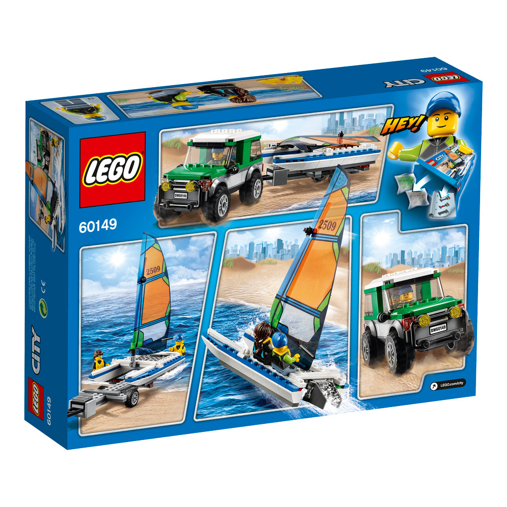 60149 LEGO City Great Vehicles Firhjulstrækker med katamaran