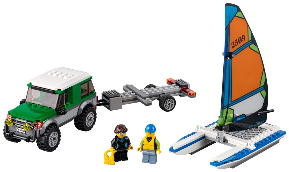 60149 LEGO City Great Vehicles Firhjulstrækker med katamaran