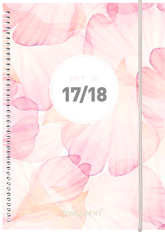 STUDIEKALENDER 17/18 MAY A5 UGE PP BLOMST