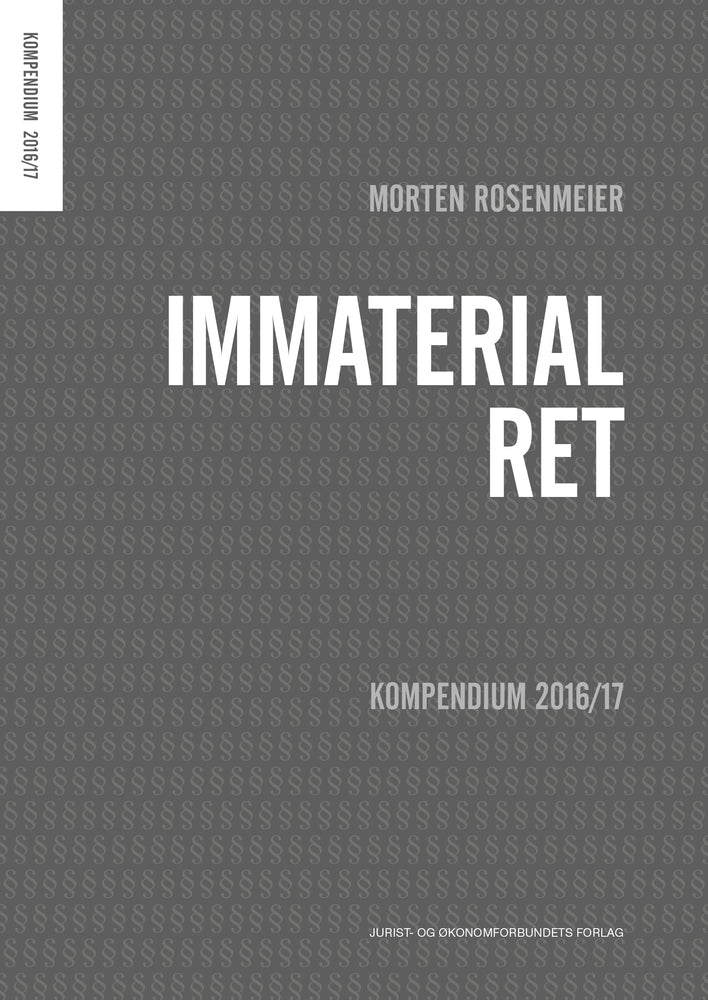 Immaterialret - Kompendium 2016/17