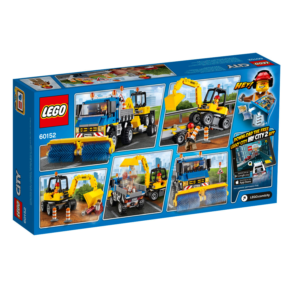 60152 LEGO CITY GREAT VEHICLES FEJEMASKINE OG GRAVEMASKINE