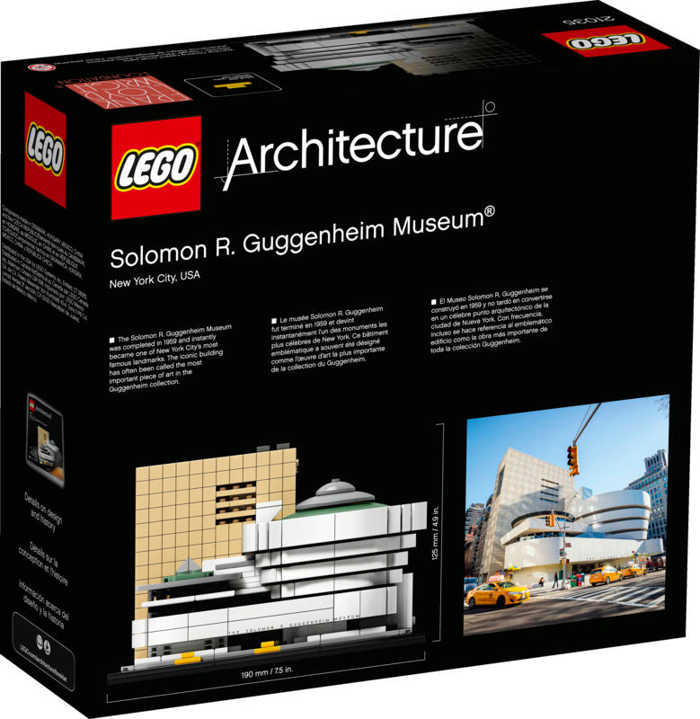 21035 LEGO ARCHITECTURE SOLOMON R. GUGGENHEIM MUSEUM