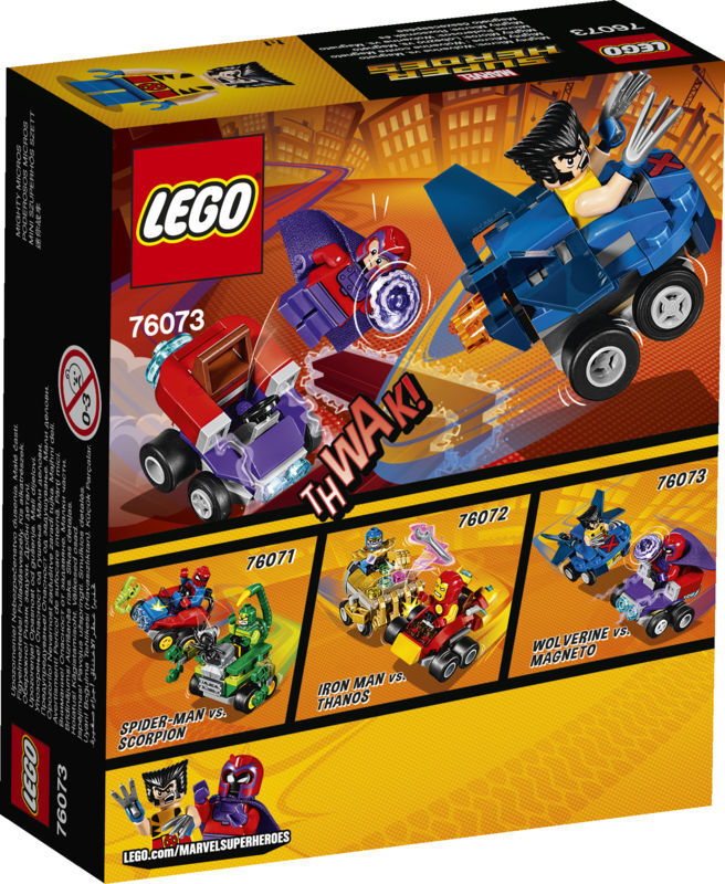 76073 LEGO SUPER HEROES MIGHTY MICROS: WOLVERINE MOD MAGNETO