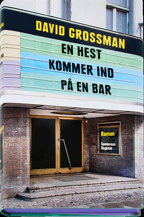 En hest kommer ind på en bar